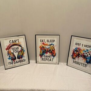 Retro Cartoon Art Posters Bold Color Series